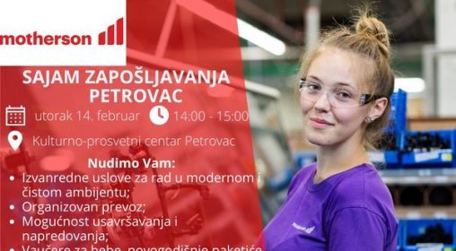 Pridru?i se na?em timu. - 14. februar 14:00-15:00 – Vidimo se u Petrovcu! - 17. februar 14:00-15:00 – Vidimo se u Re?ici...